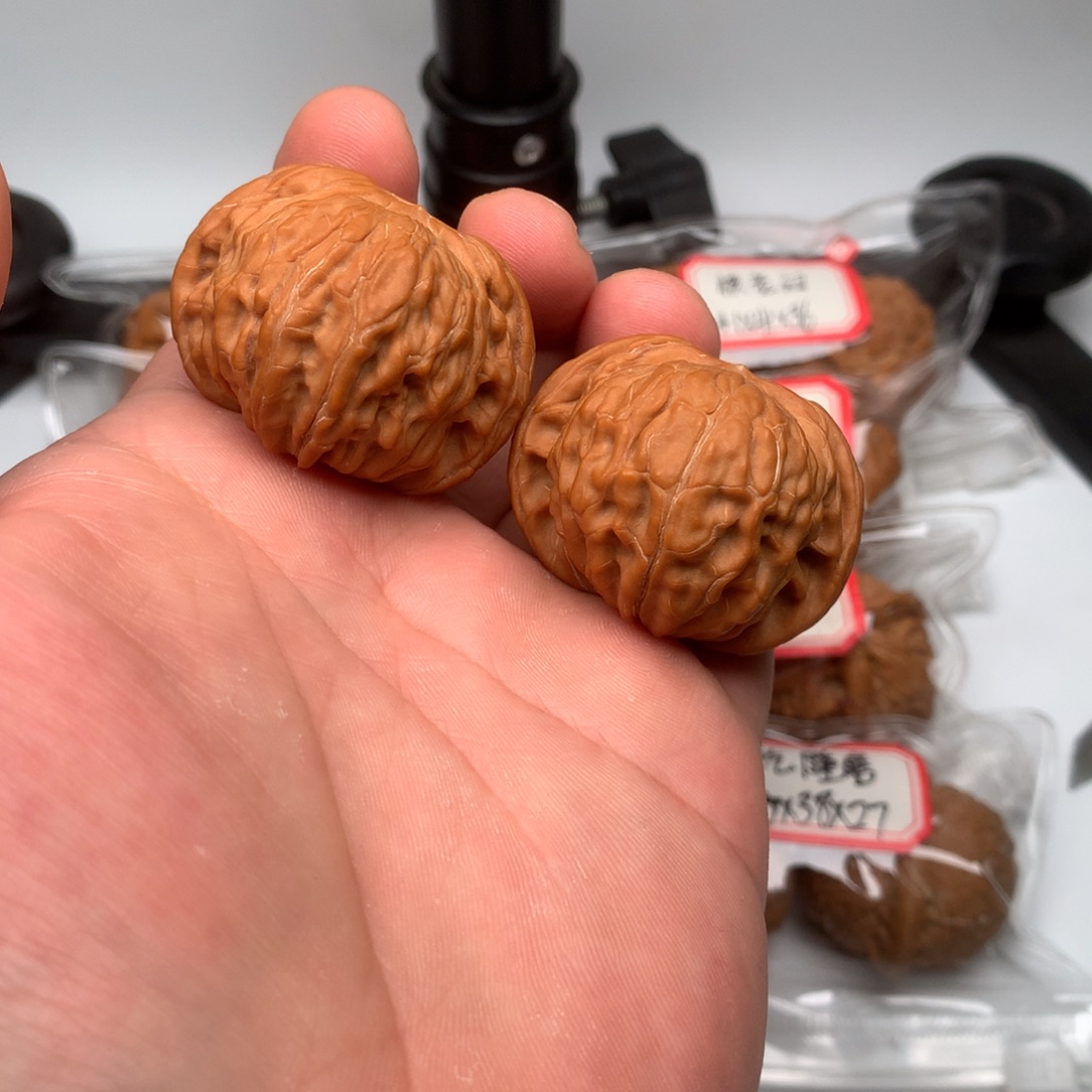 文玩核桃把件磨盘42