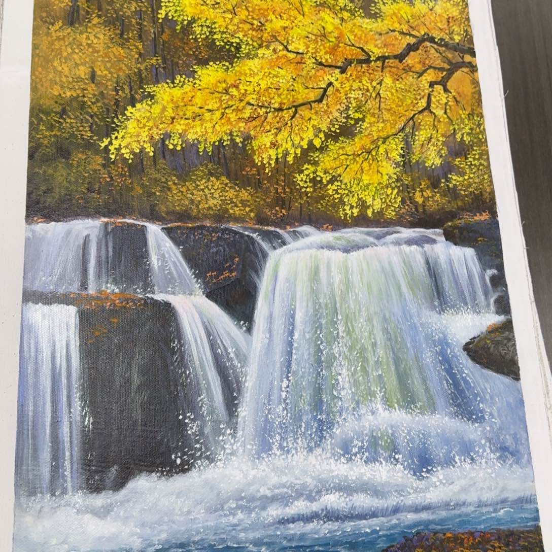 油画我是一只小小鸟地域鬼