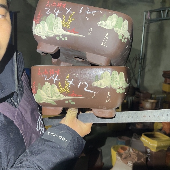 紫砂花盆紫砂等传统