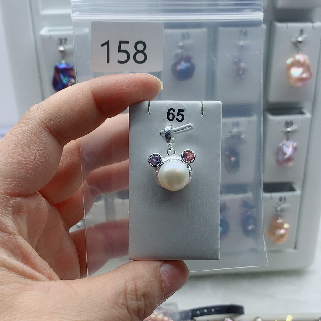 淡水珍珠吊坠(不含链)合金