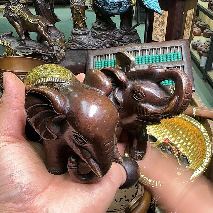 铜器办公室茶室摆件