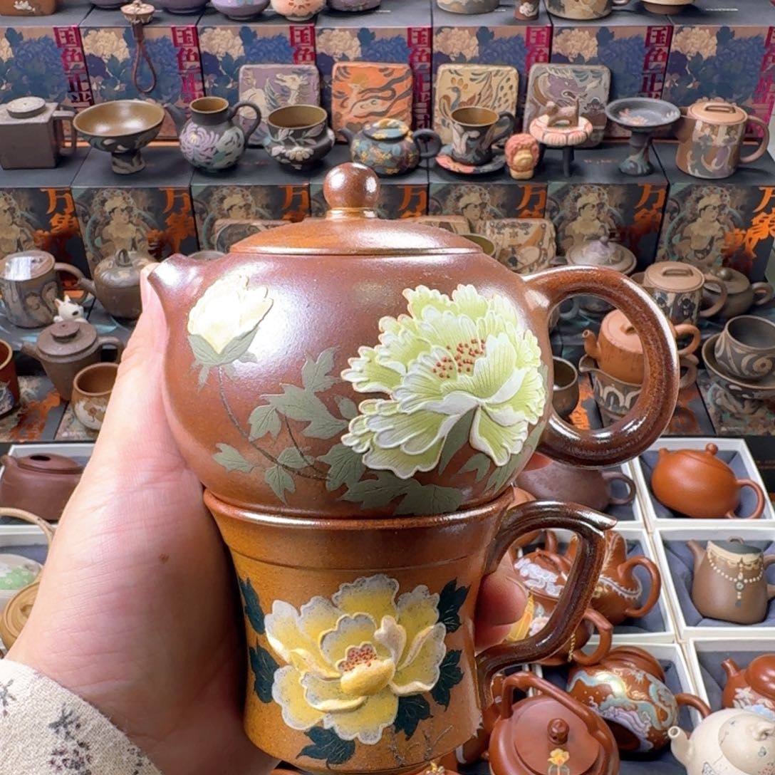 茶壶紫砂200ml原矿精工半手