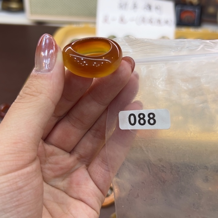 玛瑙/玉髓合金戒指88港17送一