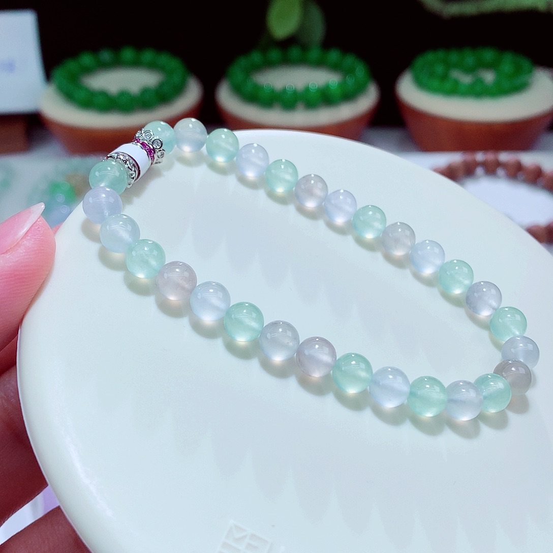 未镶嵌手链翡翠卡6