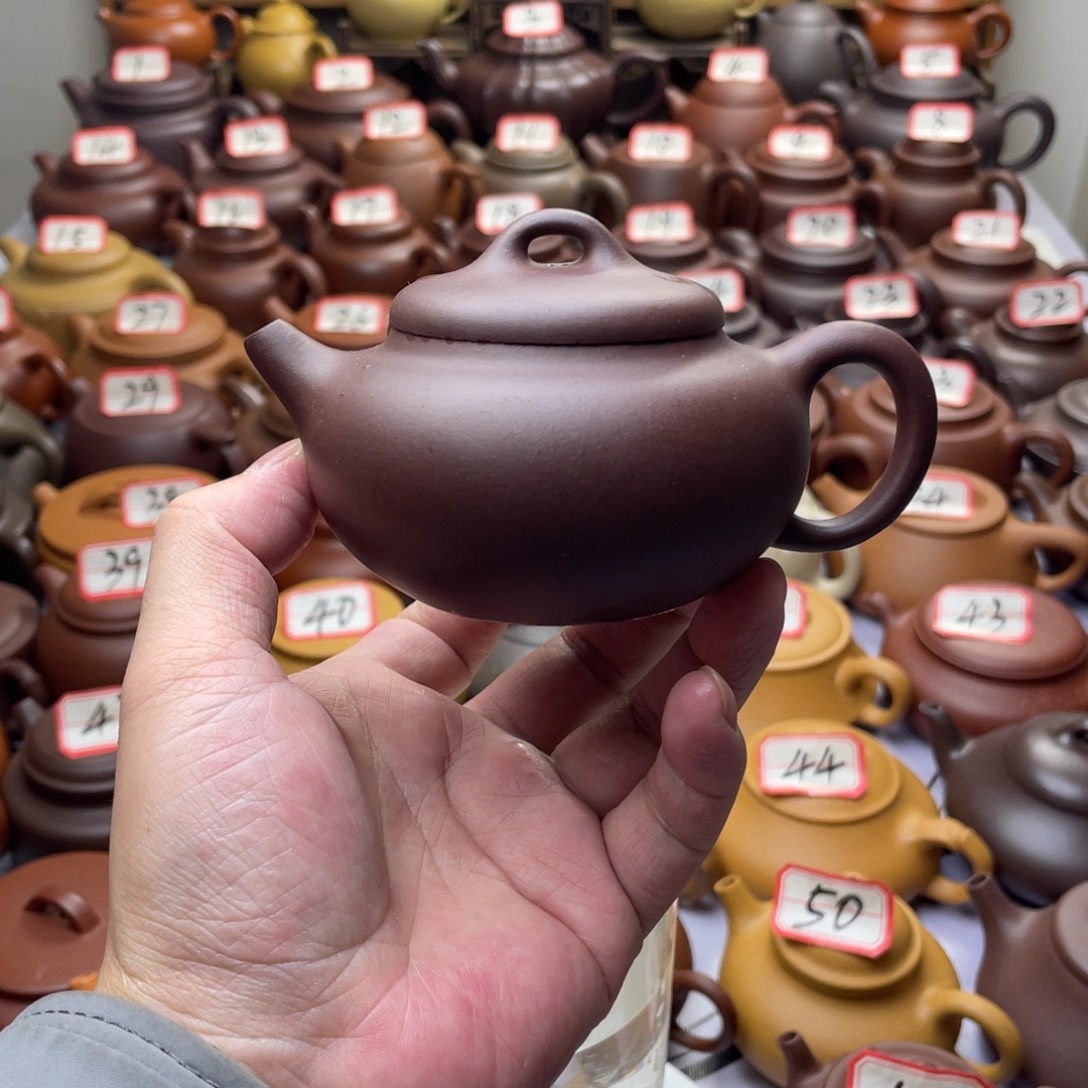茶壶紫砂微瑕半手工