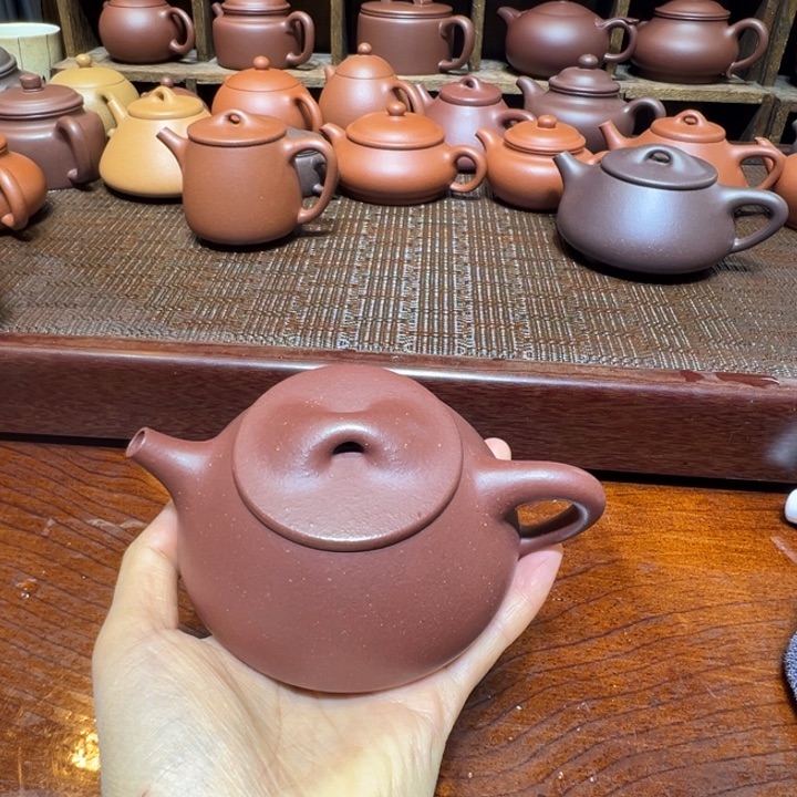 壶宜兴紫砂半手工艺