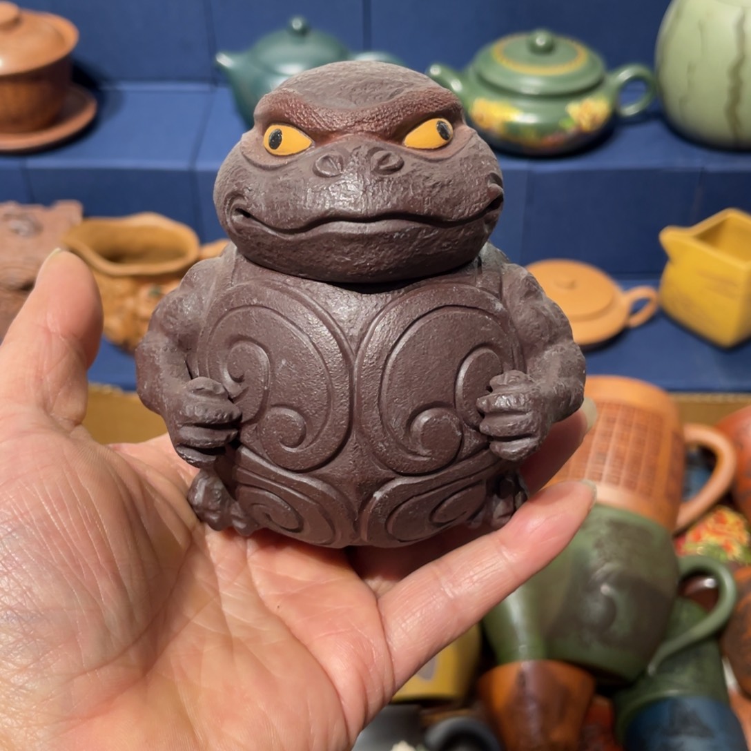 原矿紫砂手工主人杯