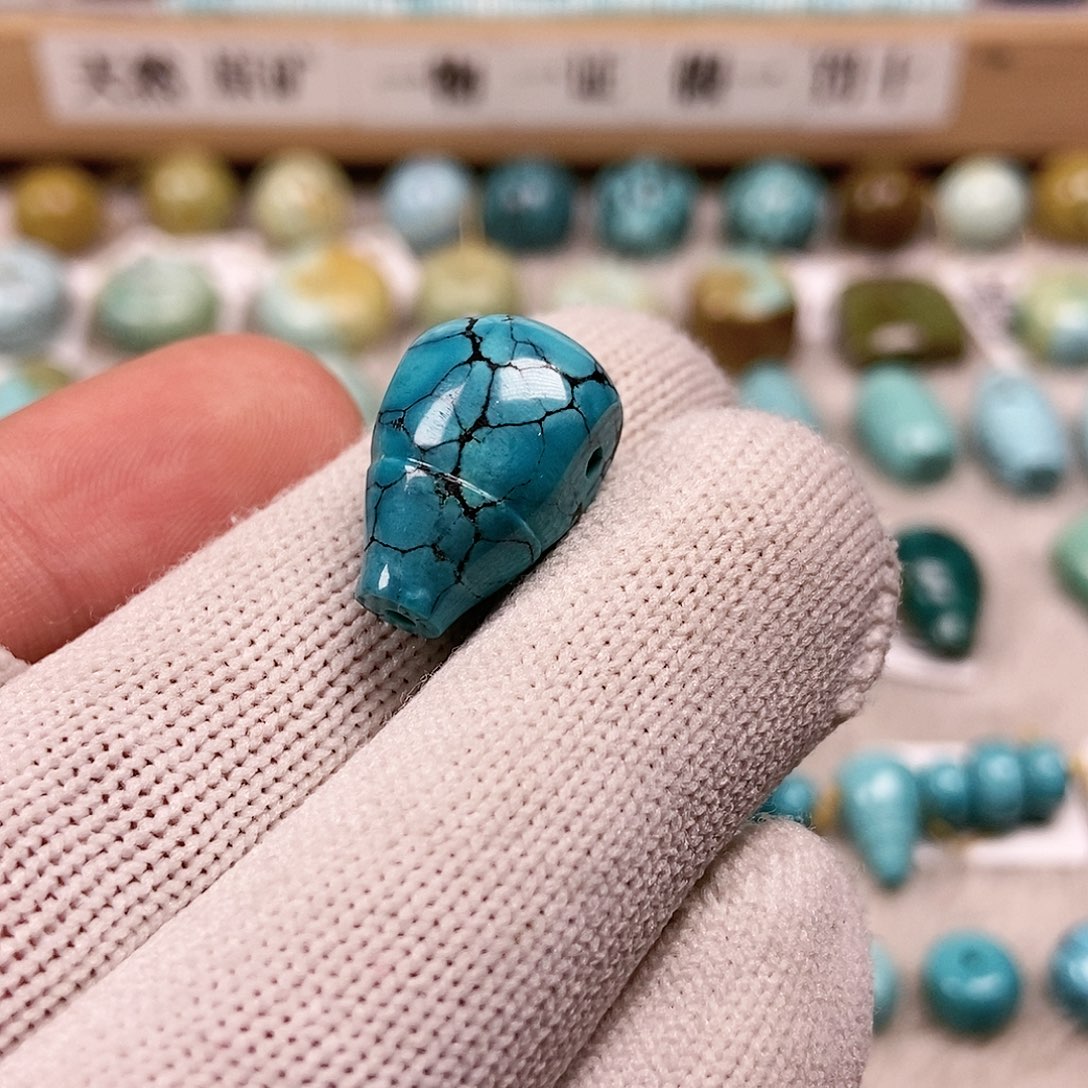 未镶嵌绿松石珠宝半成品