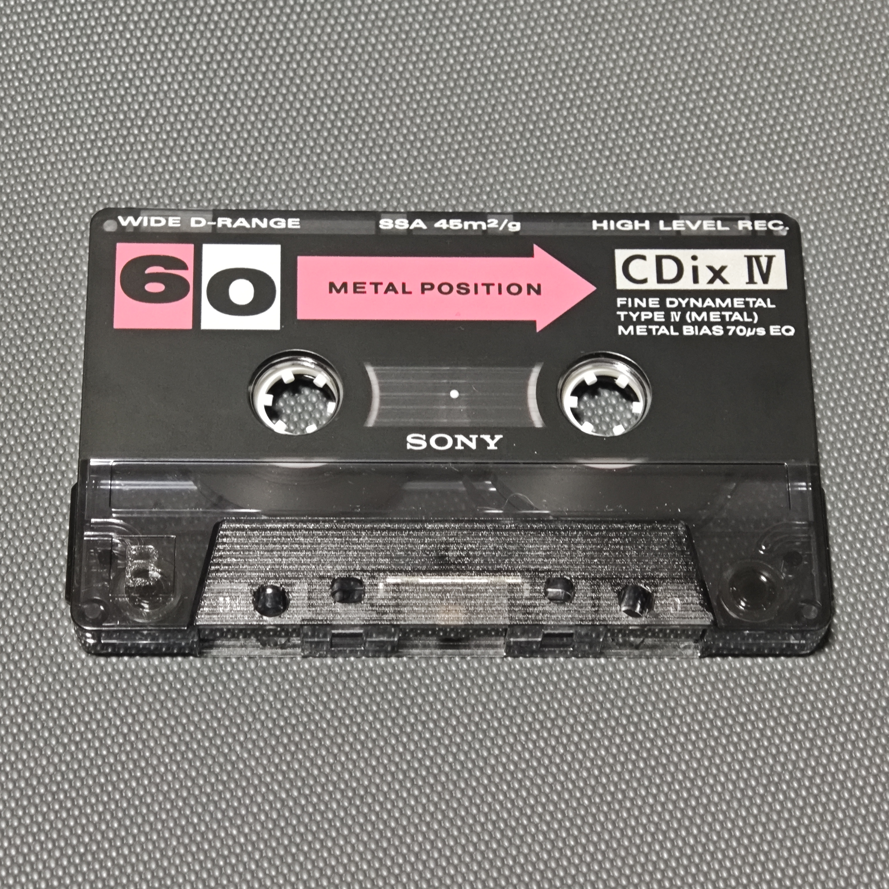 CDIX IV 已拆封二手四类空白磁带录音带随身听卡座刻录翻录