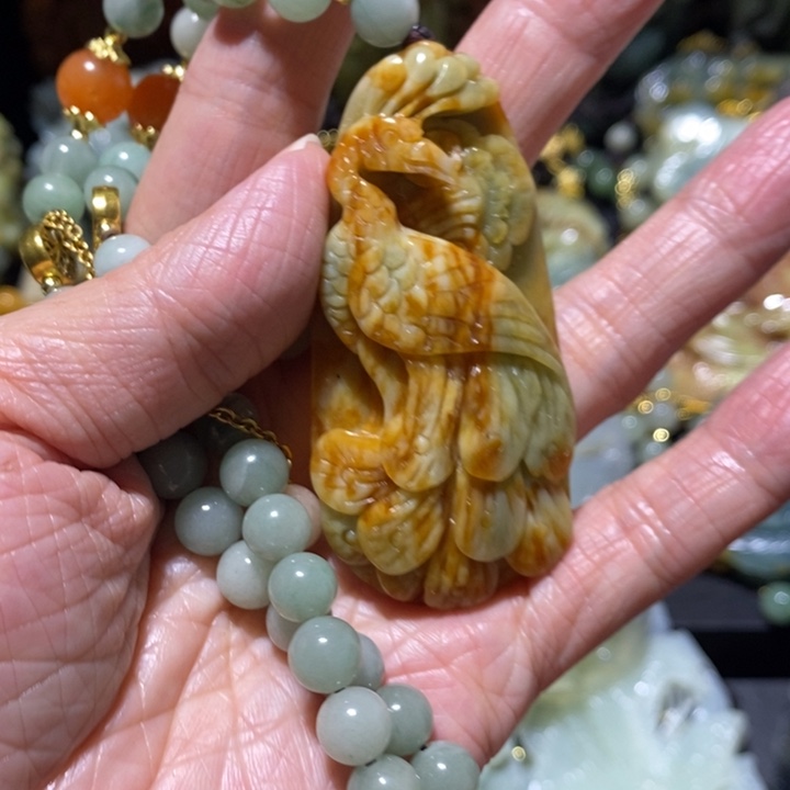 岫玉岫玉吊坠未镶嵌