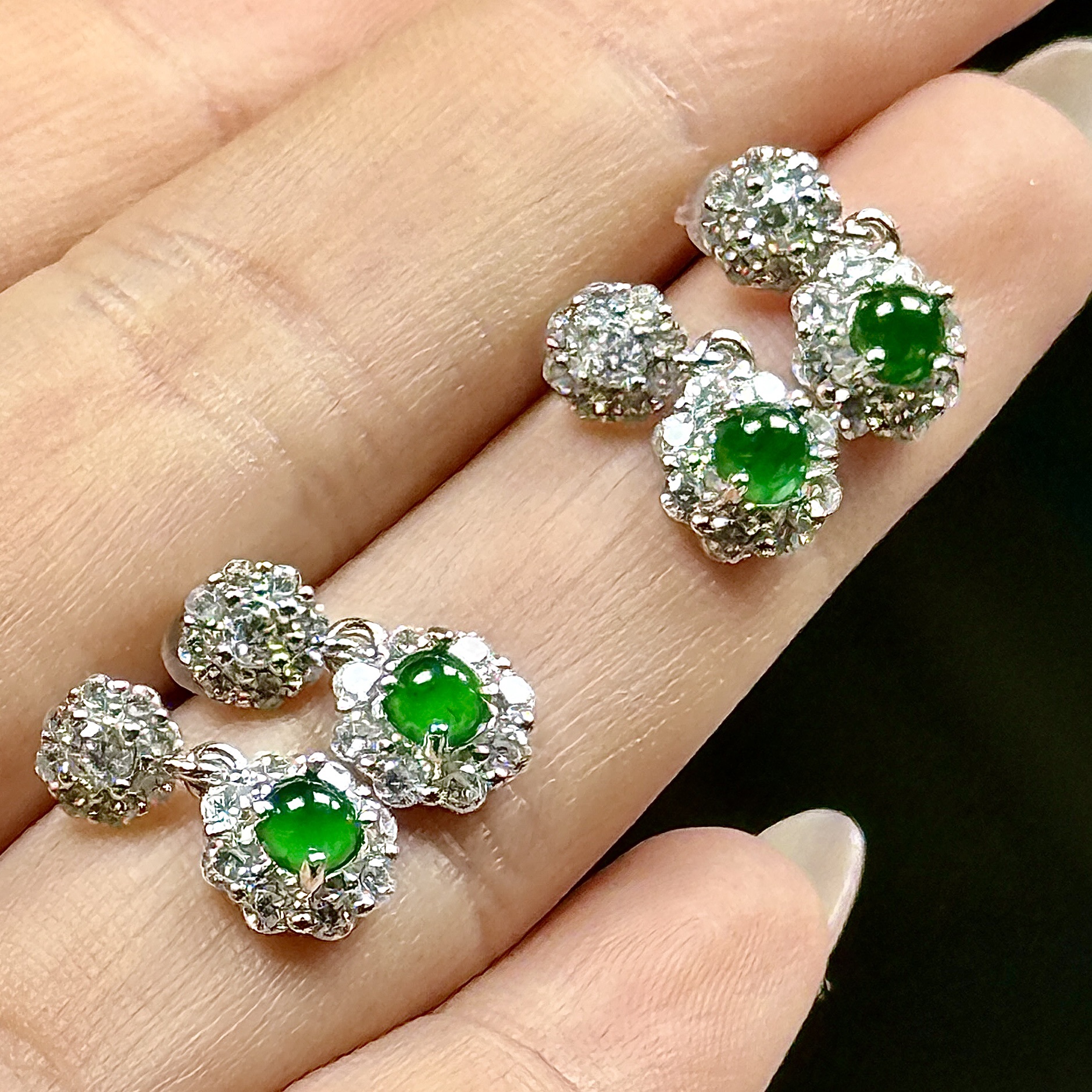 【CH】翡翠耳坠（多样性发其一）