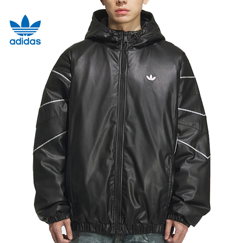 adidas阿迪达斯【大】三叶草男子运动休闲棉服外套KC2653