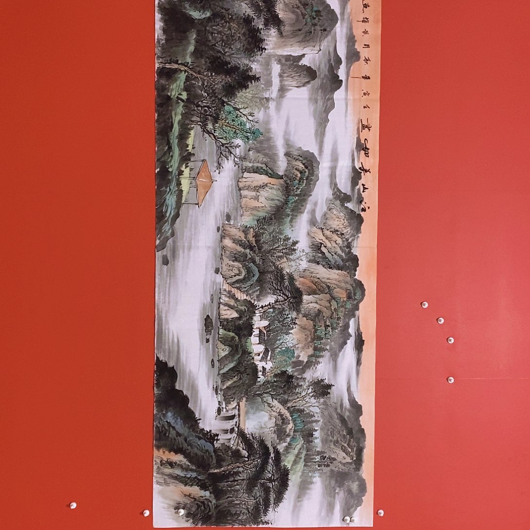 国画山水花鸟字画书画