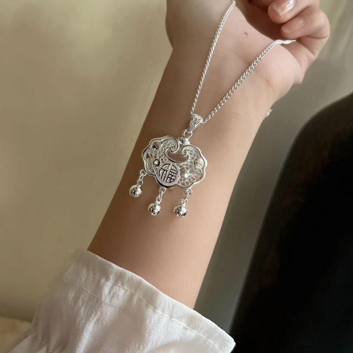 153平安吉祥锁定制礼品送女友送亲戚