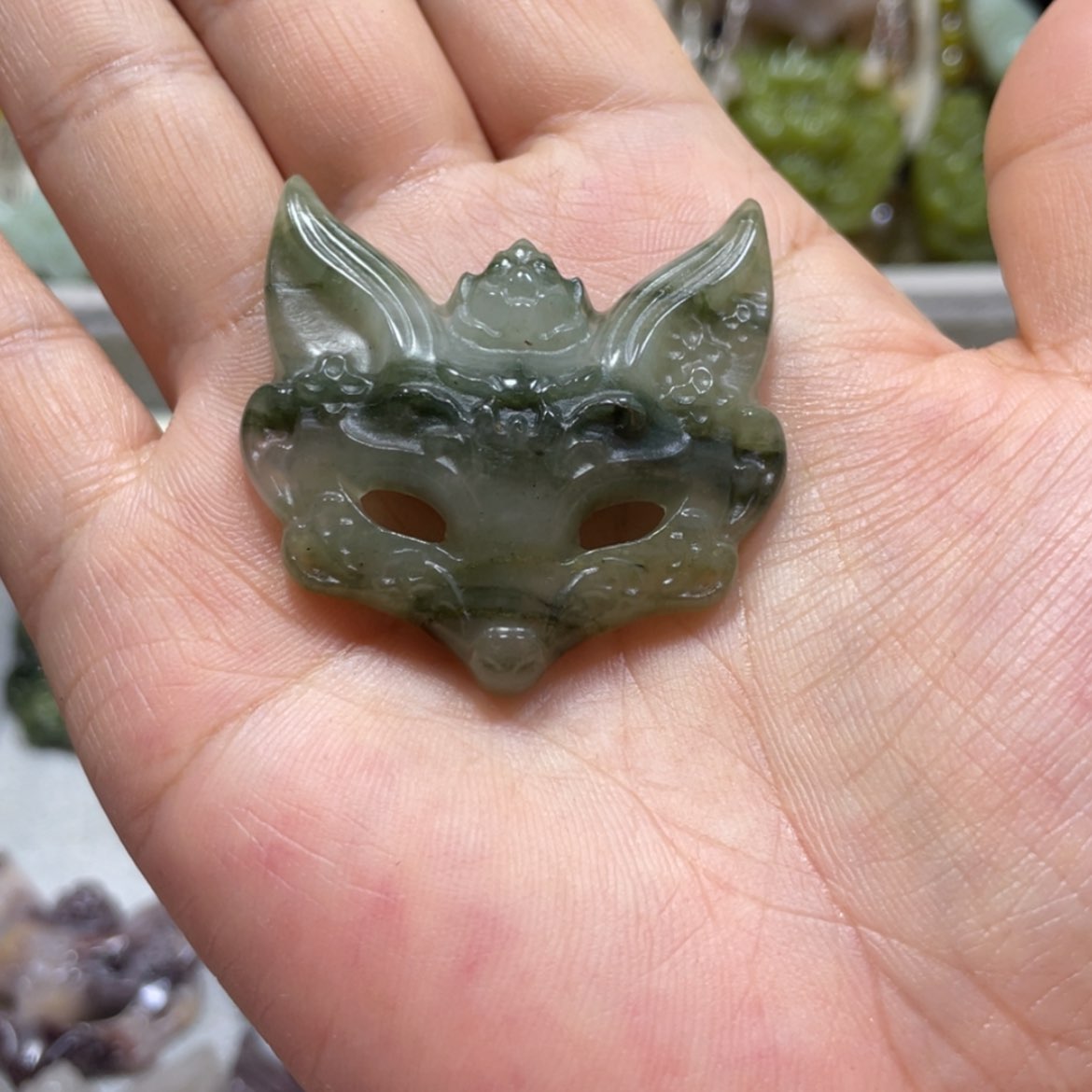 【闪购商品】岫玉颈饰未镶嵌16吊坠