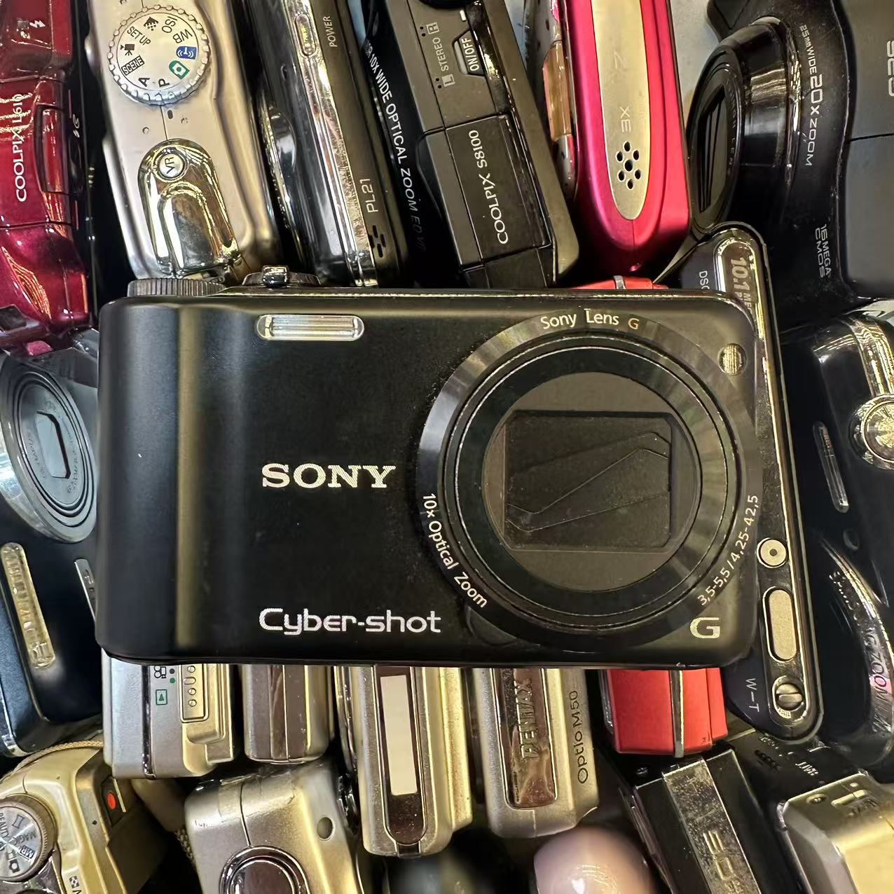 9新 Sony/索尼 索尼HX5小长焦数码相机 可拍月亮 配件齐全