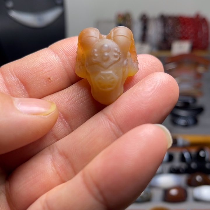 玛瑙/玉髓吊坠(不含链)未镶嵌