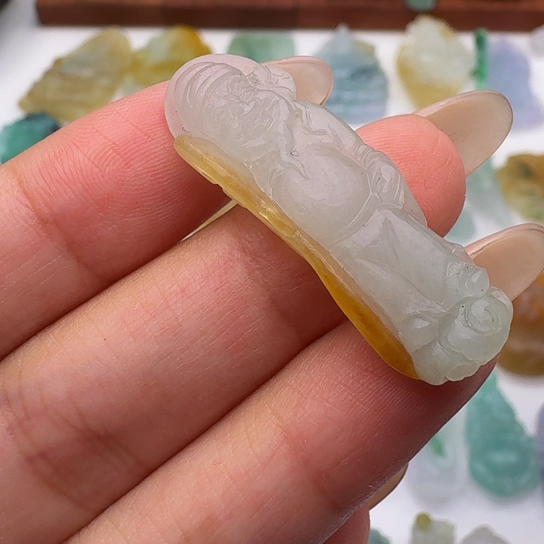 定制翡翠未镶嵌毛货