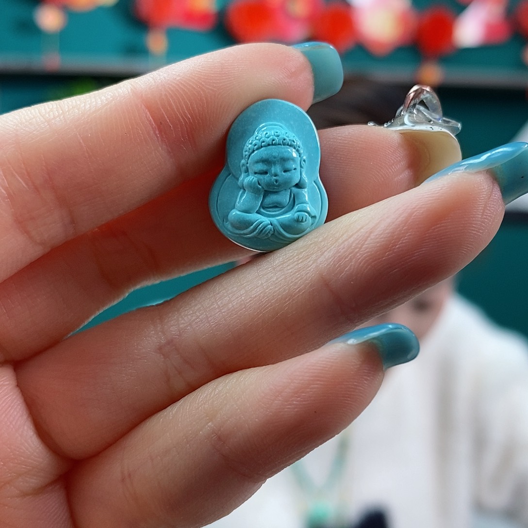 绿松石珠宝奇石未镶嵌