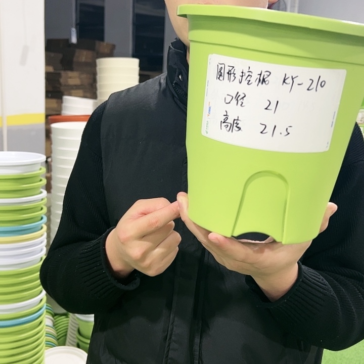 正品圆控口21高21果绿色8只无托