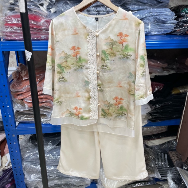 25-28夏季女装国风套裤