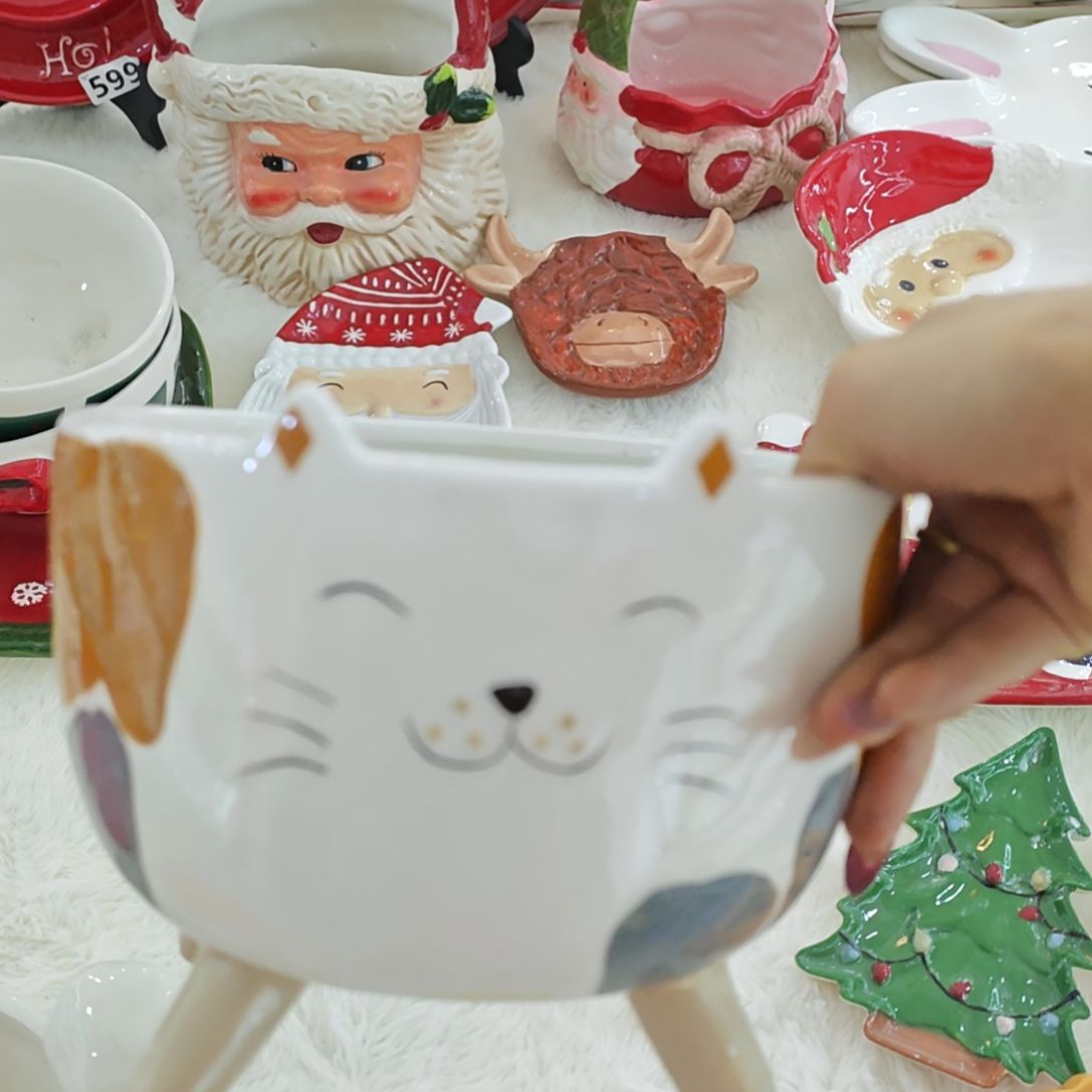 李***落微瑕陶瓷不退不换满28包邮，磕碰售后附带开箱视频方可售后