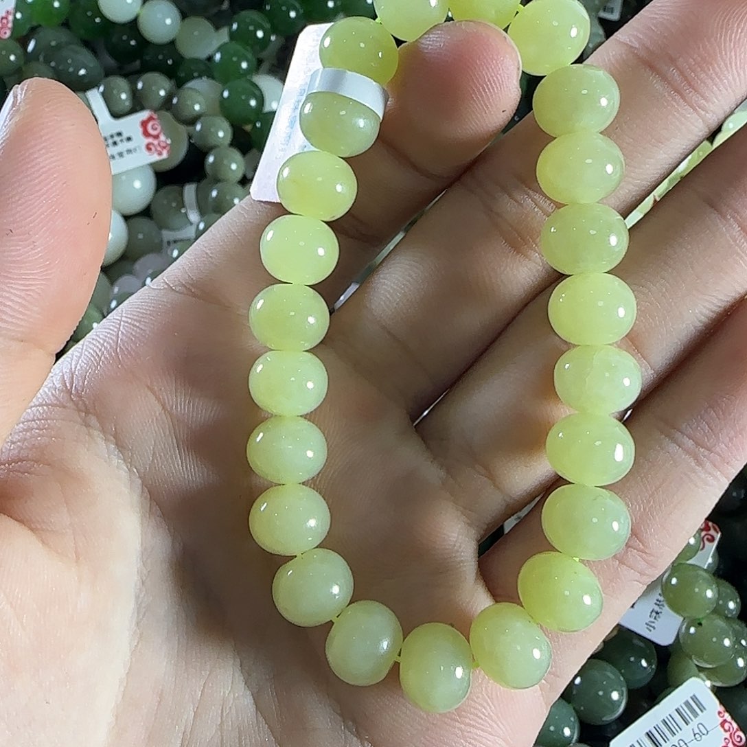 和田玉手链未镶嵌229