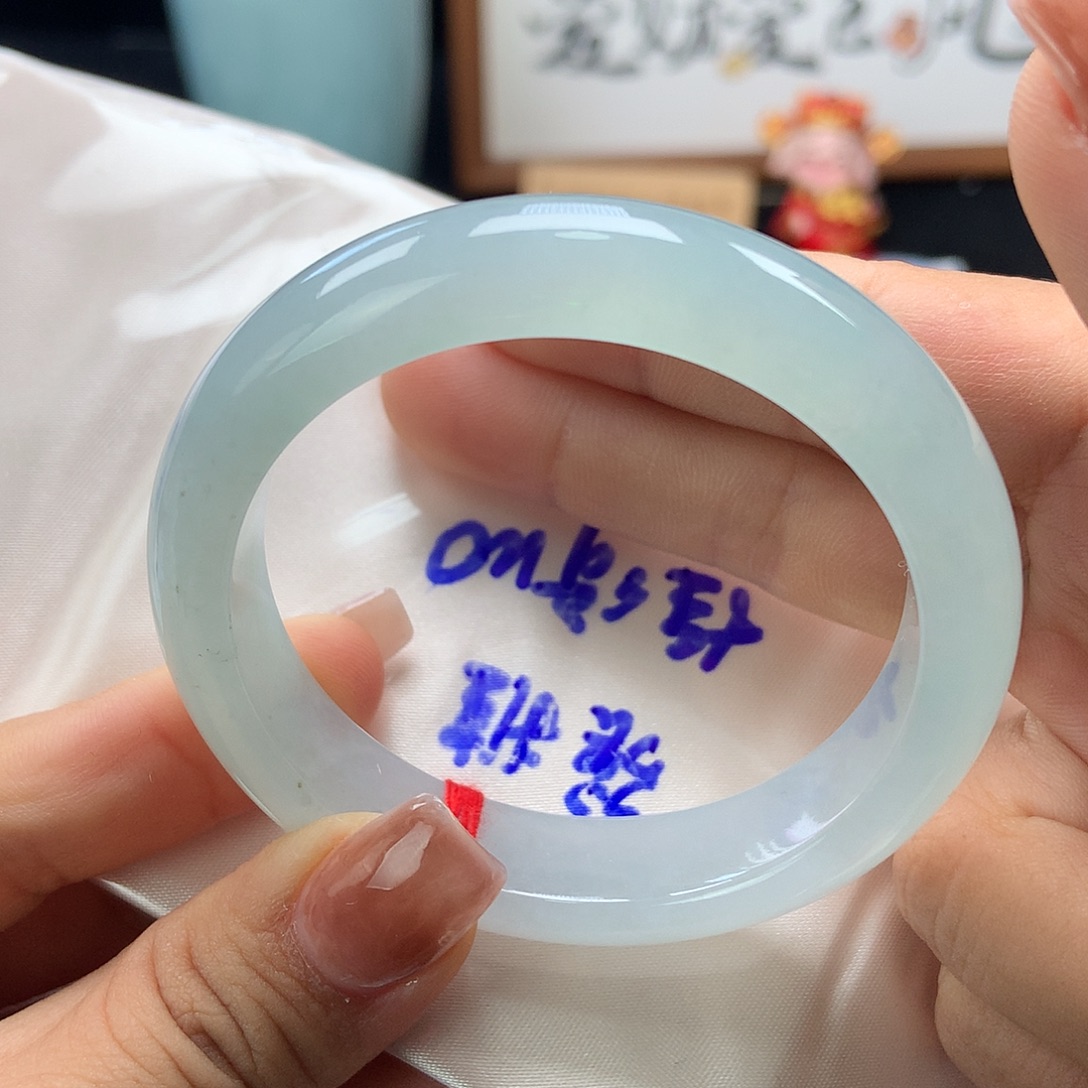 翡翠未镶嵌手镯31号