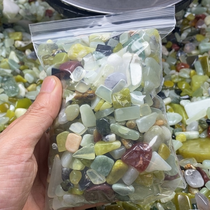 蛇纹石玉未镶嵌鱼缸石