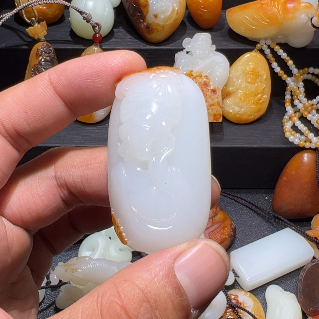 和田玉颈饰未镶嵌慧***宝