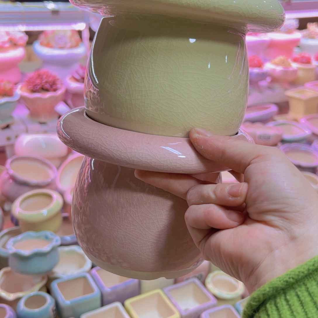 陶瓷花盆当场凑满12包邮