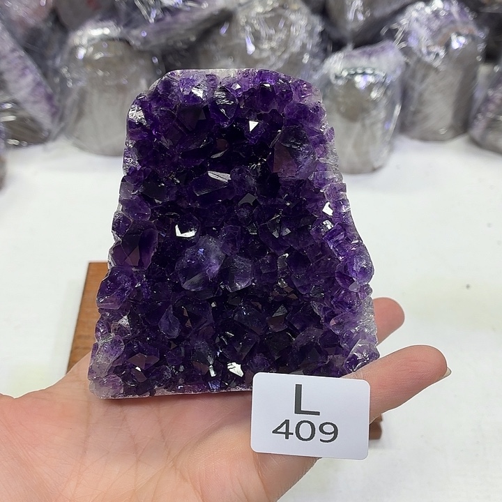 未镶嵌水晶摆件天然紫水晶