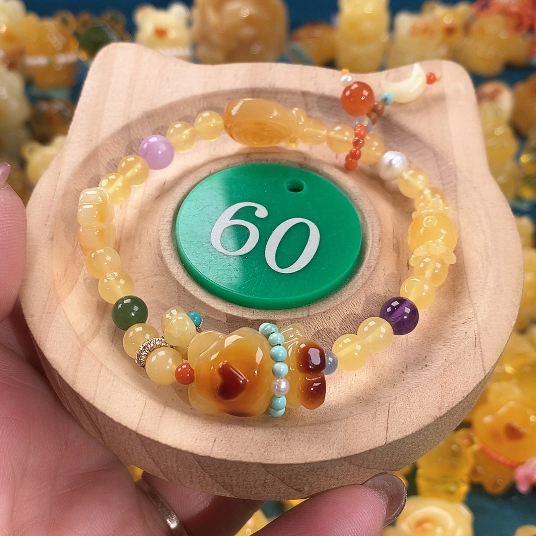 琥珀颈饰未镶嵌?****ㇿ手链