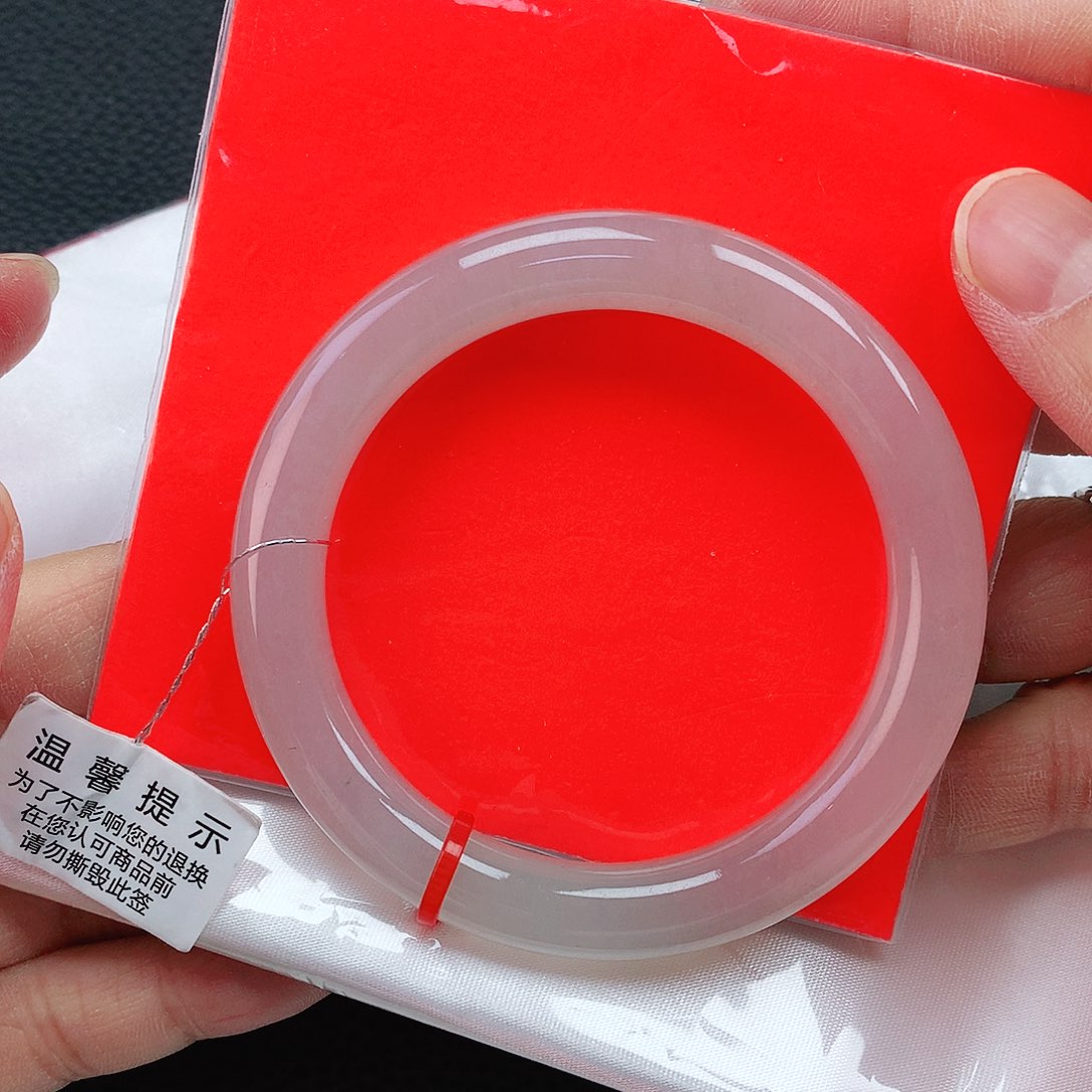 翡翠未镶嵌手镯52圈