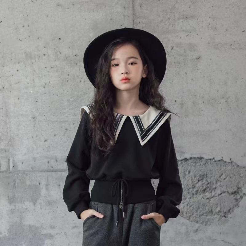 女童2025秋冬新款设计师款T恤裙B4094