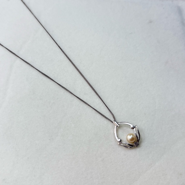 【六六中古】孤品海水珍珠项链ew1007链长48珠子卡6