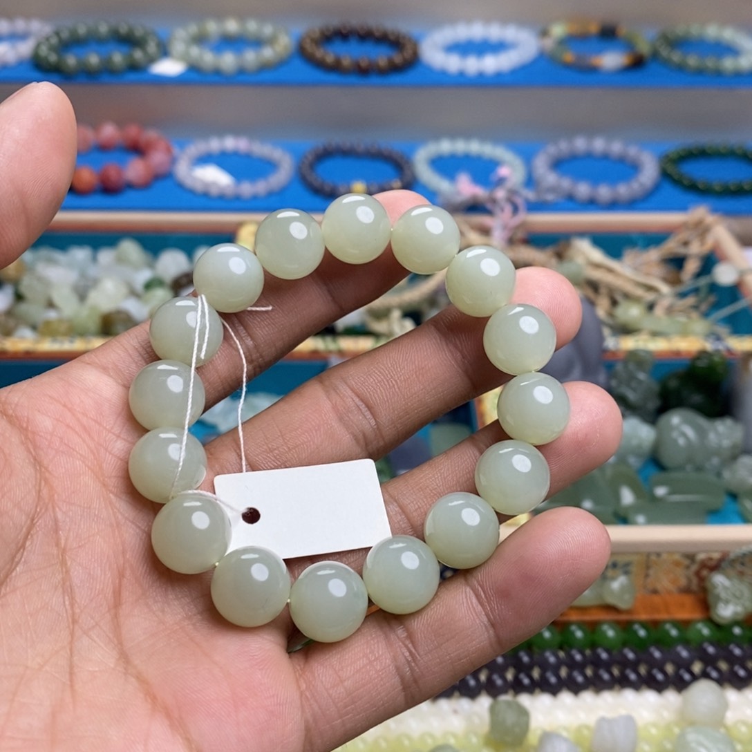 和田玉手串未镶嵌