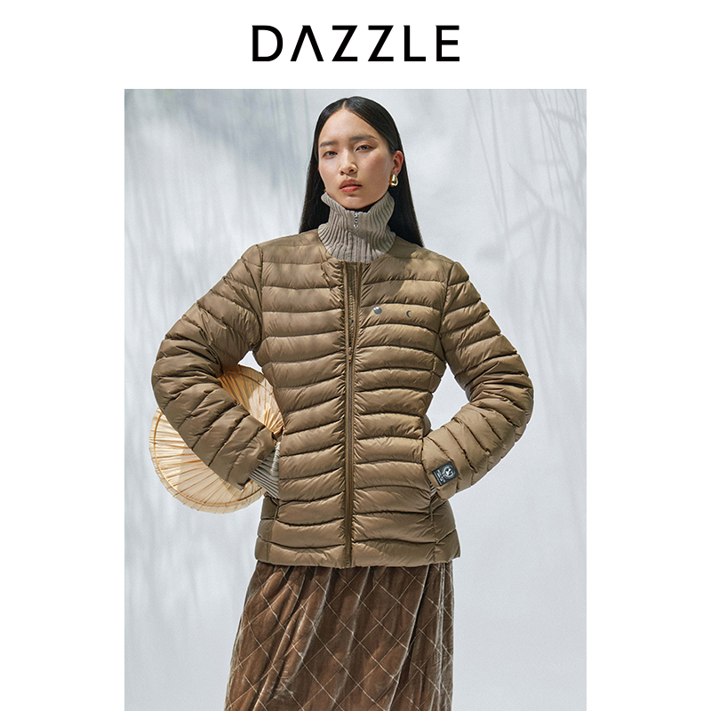 DAZZLE地素奥莱 羽绒服2024冬季新款长袖羽绒服2I4K201