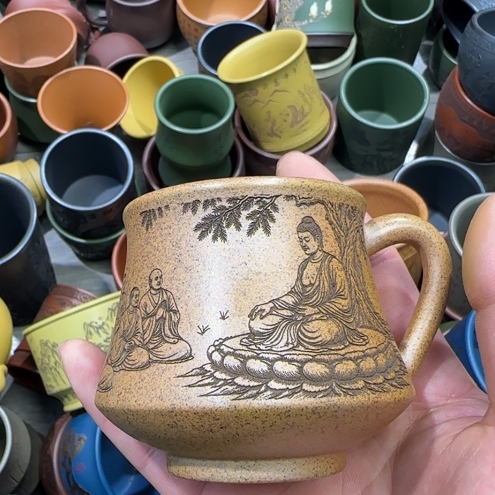 茶杯紫砂全手工制作工艺