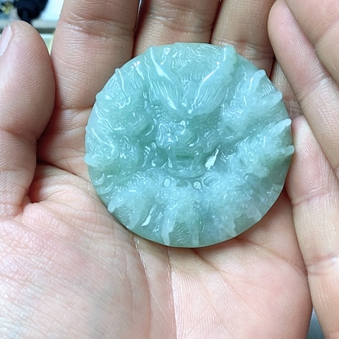 翡翠颈饰未镶嵌天然缅甸翡翠a货