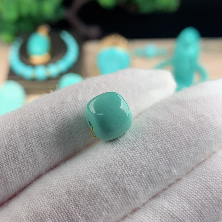 【闪购商品】绿松石配珠卡10.8未镶嵌