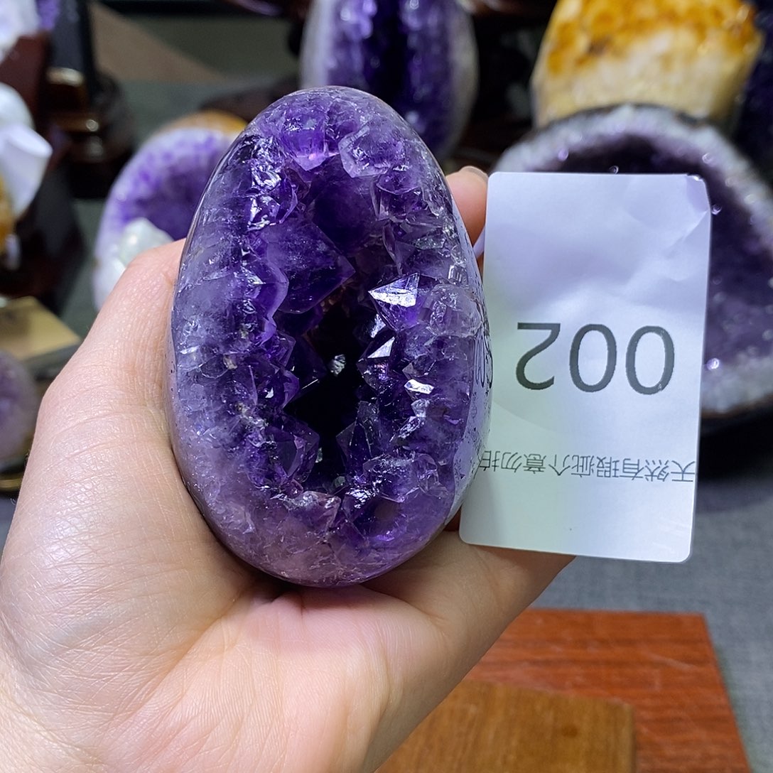 紫晶珠宝半成品未镶嵌