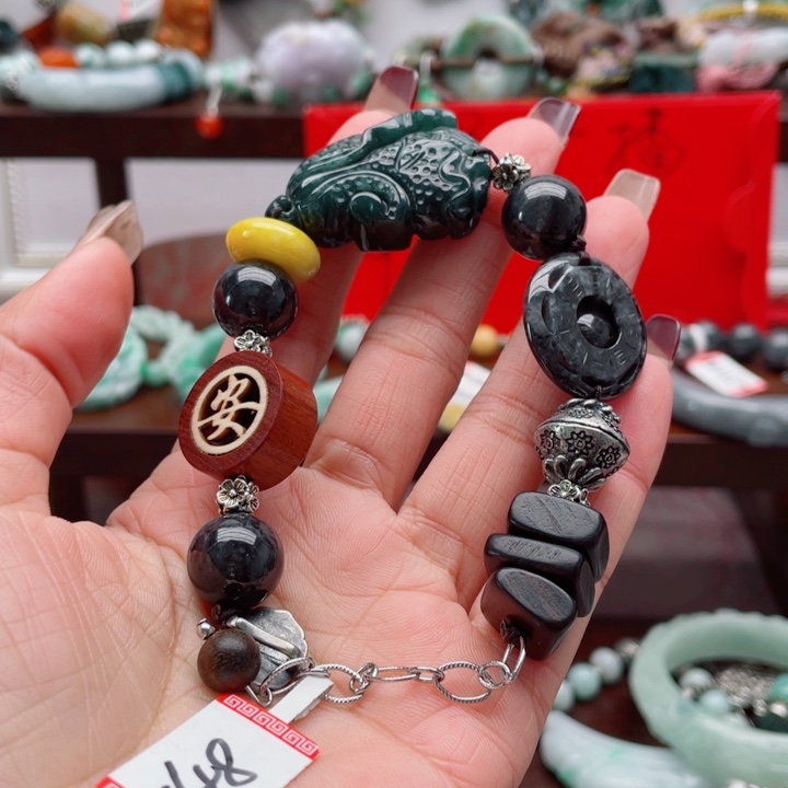 银时尚百搭手链008