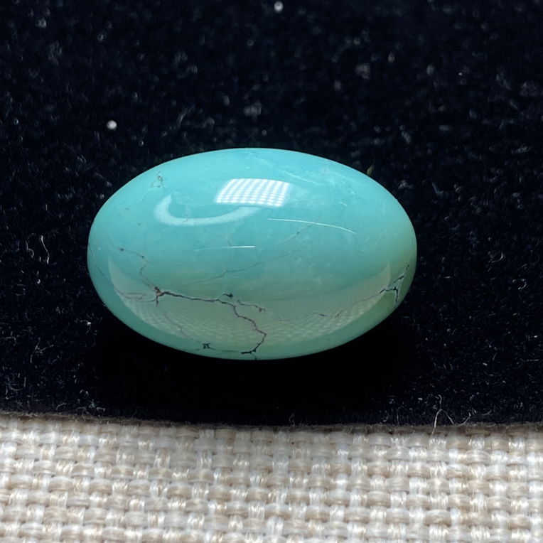 天然精品原矿绿松石玉化水草纹枣珠锁骨链手串珠