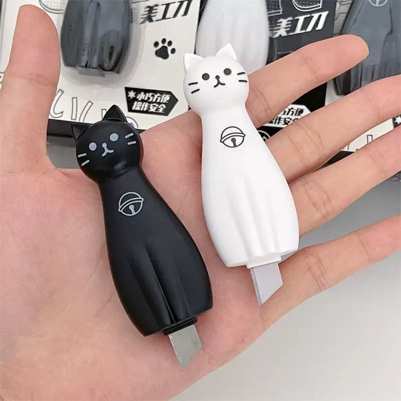 先锋小猫造型小号美工刀8155【颜色不挑】