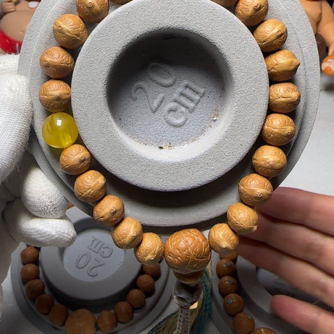 凤眼菩提手串11实心矮圆