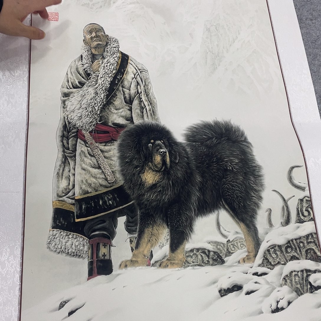 真人名画手工制作