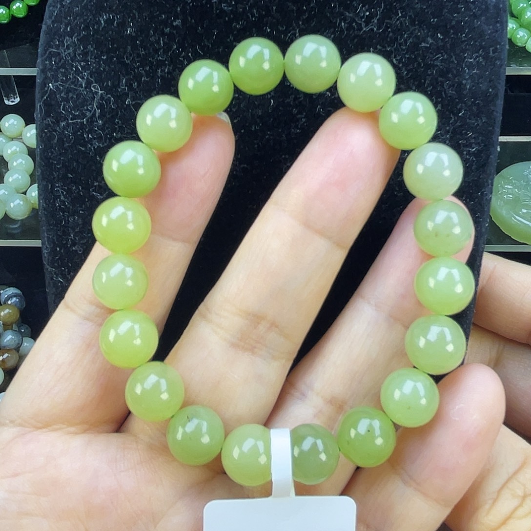 和田玉未镶嵌手链3