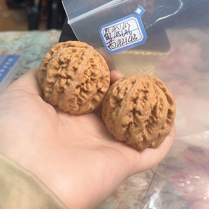 文玩核桃把件小**庄非嫁接大粗筋