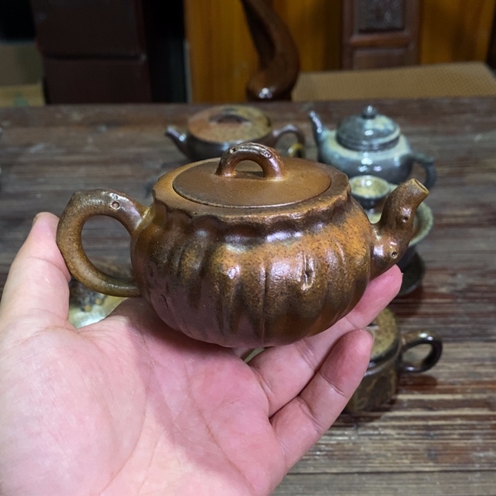 紫砂茶壶好工好料好柴烧